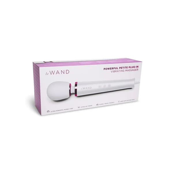 Le Wand Powerful Petite Plug-In Massager - White