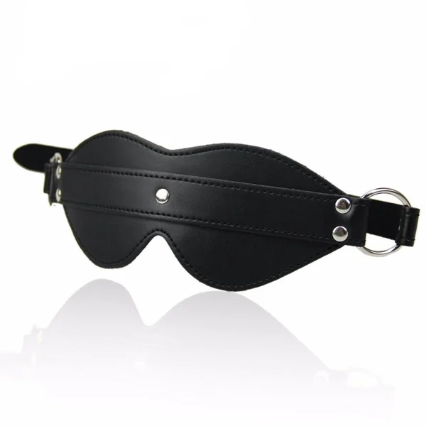 Leather Blindfold Adult Games BDSM Flirt Sex Toy Sexy Eye Mask Sleeping Masquerade Cat Eye Party club Coslay Mysterious
