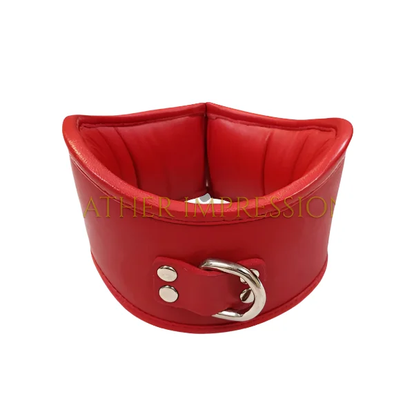 Leather Bondage Posture Collar