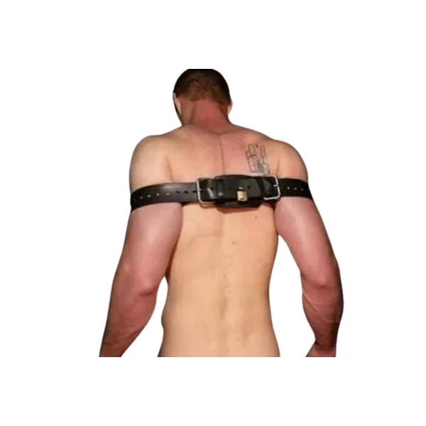 Leather Bondage Restraint Belt