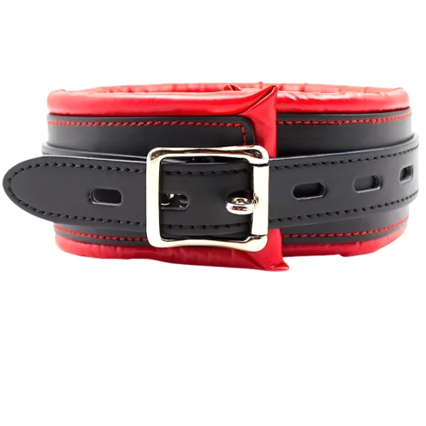 Leather Locking Bondage Collar