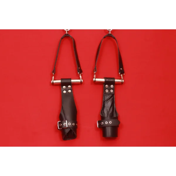 Leather Suspension Cuffs with Adjustable Straps