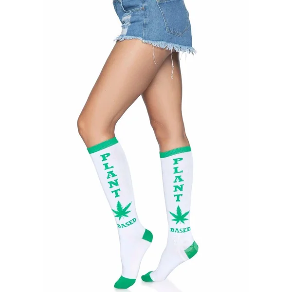 LEG AVENUE PLANT BASED KNEE HIGH - O/S