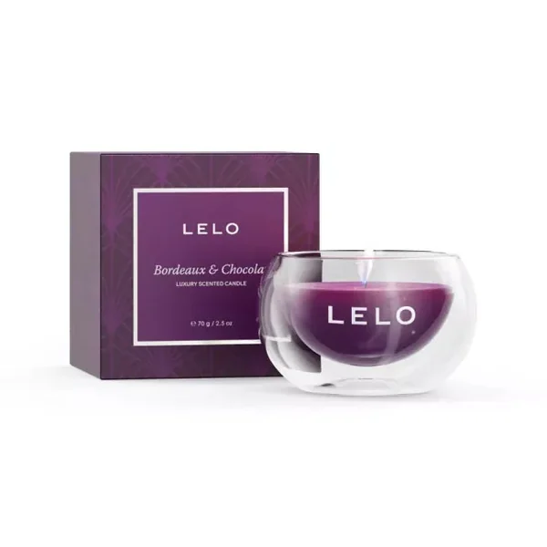 LELO Bordeaux and Chocolate Romantic Luxury Scented Candle 70g/2.5oz