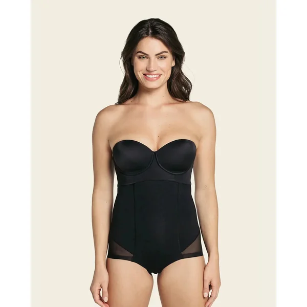 Leonisa High-Waisted Sheer Bottom Sculpting Shaper Panty