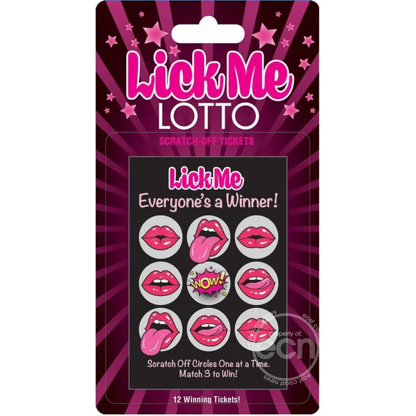 Lick Me Lotto Scratch Off Tickets (12 Per Pack)