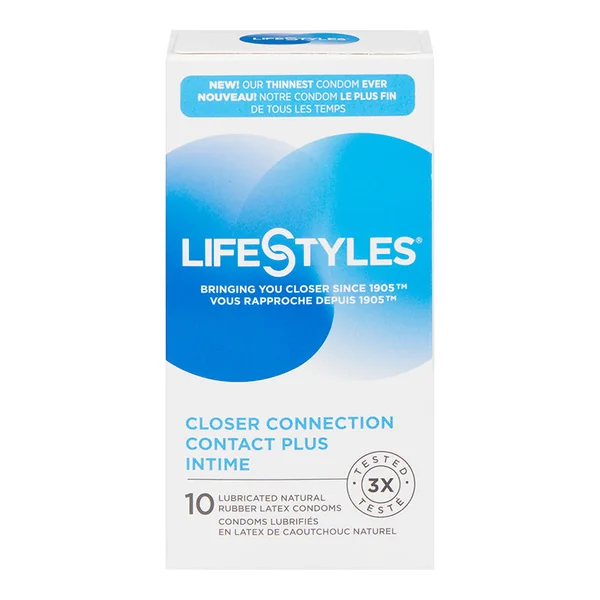 Lifestyles Condoms Closer Connection Condom 10 Pack