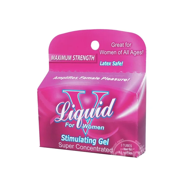 Liquid V Female Stimulating Gel - 3 Pack (2ml each)
