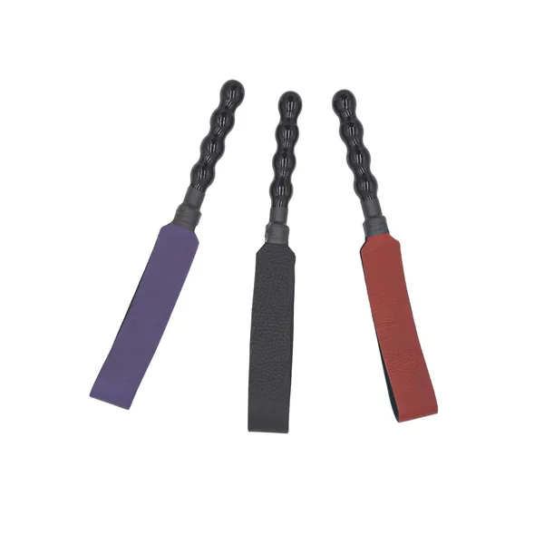 Long Crop Paddle; Bull Hide Leather – (Available in 3 colors)