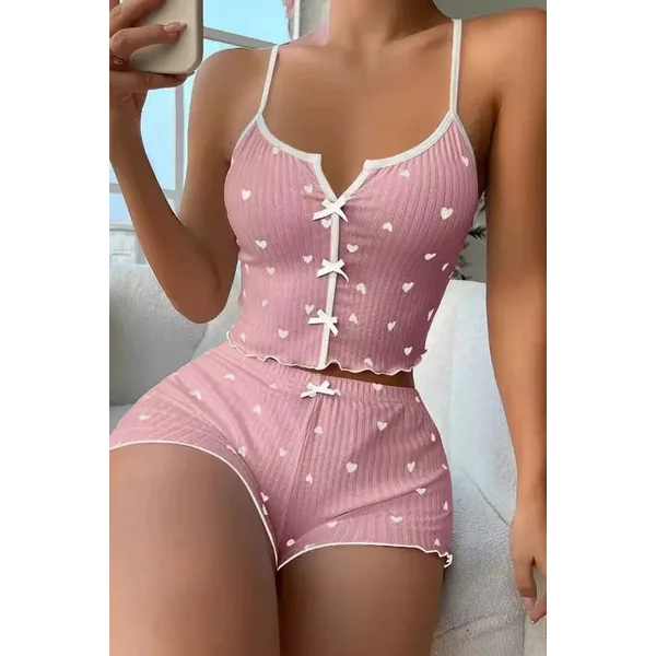 Love Tank and Short Sleep Set