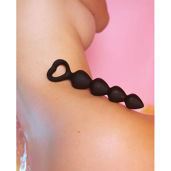 Love to Love Bing Bang Anal Bead - Black Onyx Large