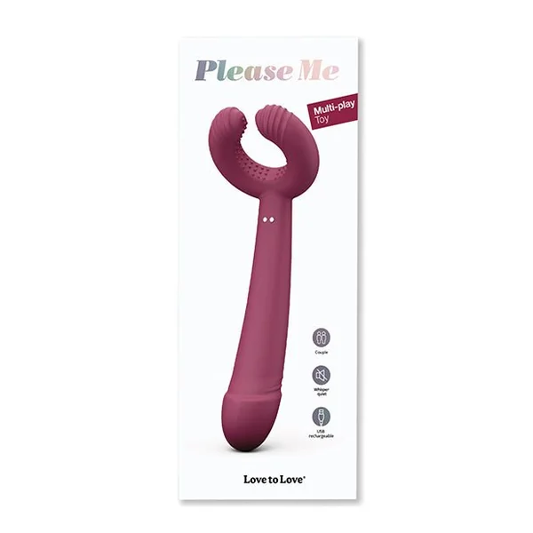 Love to Love Please Me Multi-Play Vibrator - Plum Star