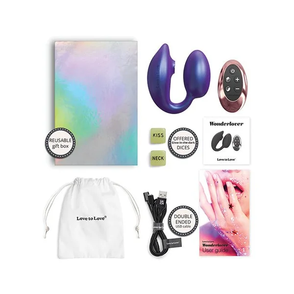 Love to Love Wonderlover Dual Stimulator - Iridescent Night