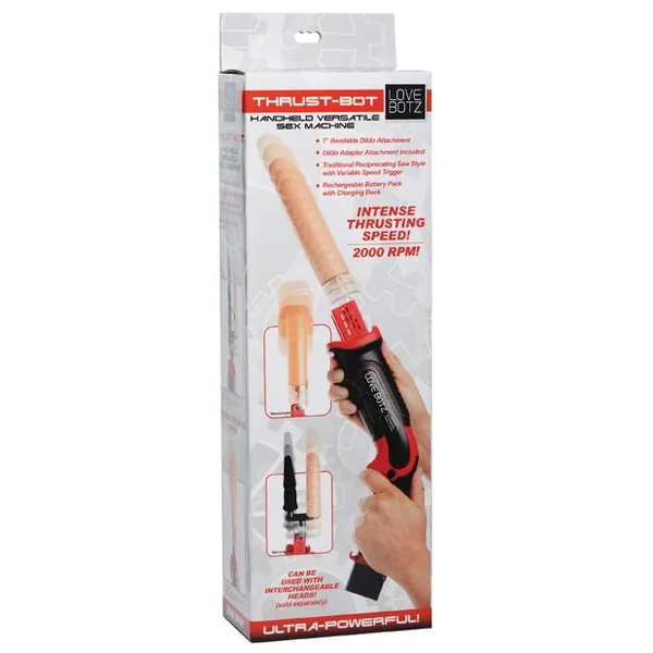 Lovebotz Thrust Bot Handheld Multi Speed Sex Machine
