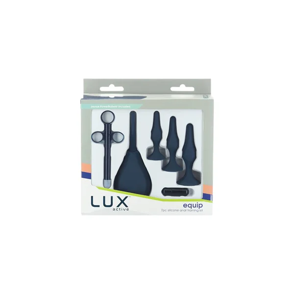 Lux Active Equip Complete 7-Piece Silicone Anal Training Kit