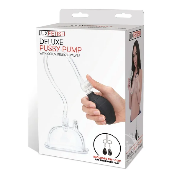 Lux Fetish Deluxe Pussy Pump - Clear