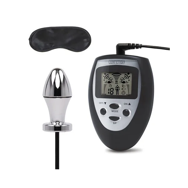 Lux Fetish Electro Sex Shock Butt Plug w/Remote