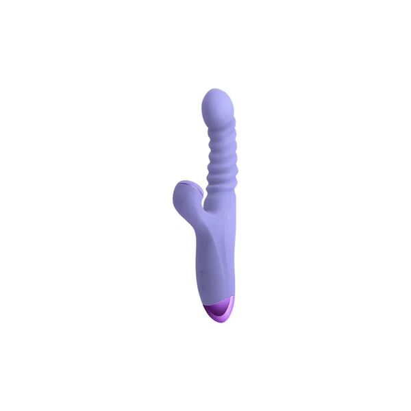 Luxe Nova Silicone Pulsing and Thrusting Dual Vibrator