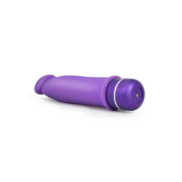 Luxe Purity Vibrating Silicone Dildo 7.5in