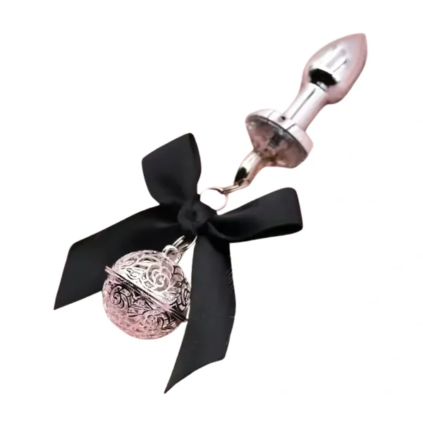 LuxeWink – Bow Bells Metal Butt Plug