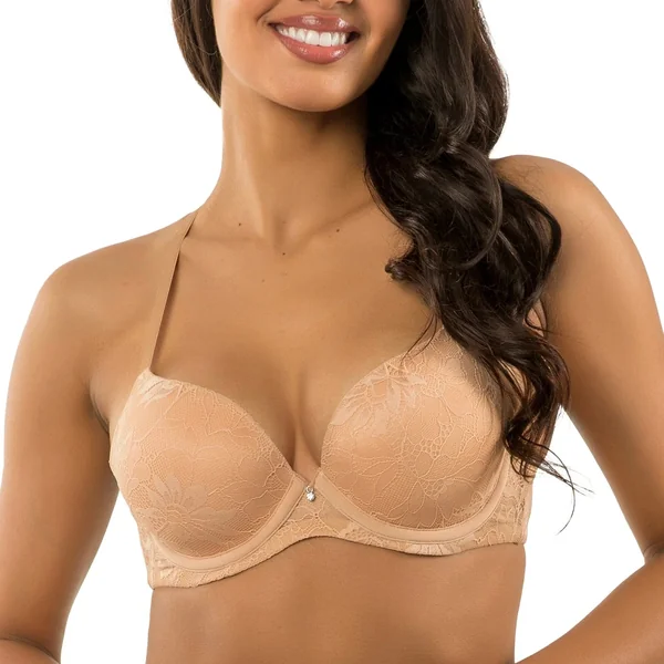 Luxlacy Lace Molded Padded Everyday Wired T-shirt Bra