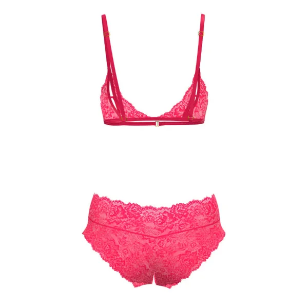 Magic Silk Get It Girl Peek-a-Boo Bralette & Split Crotch Boy Short Set