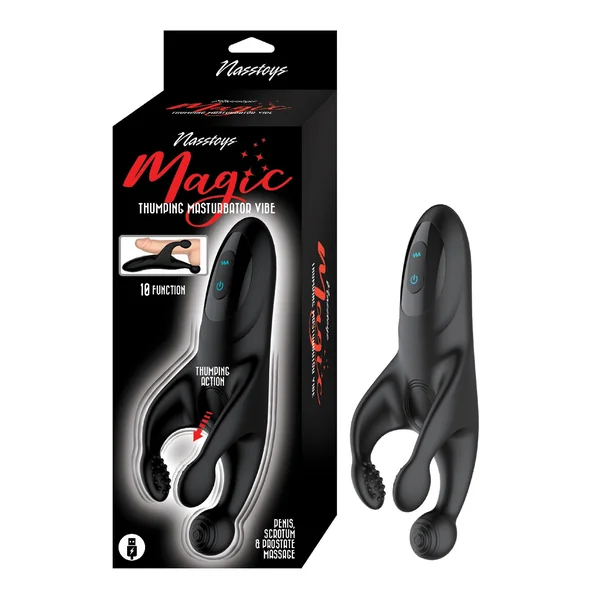 Magic Thumping Masturbator - Black