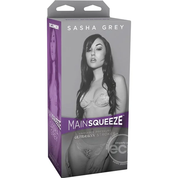 Main Squeeze Sasha Grey Ultraskyn Masturbator - Pussy - Vanill