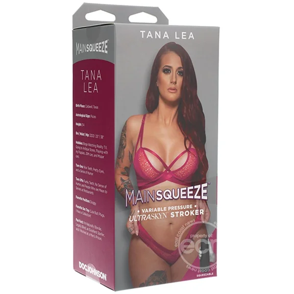 Main Squeeze Tana Lea Ultraskyn Masturbator - Pussy - Vanilla