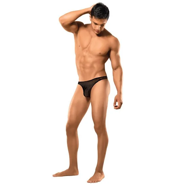 Male Power Stretch Net Pouch Thong