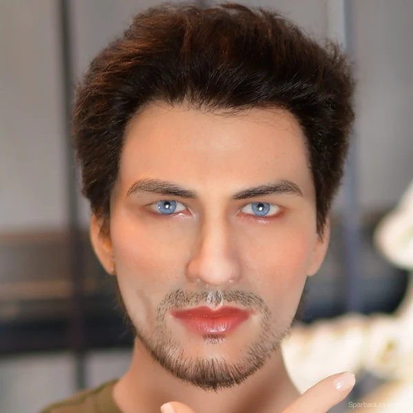 Male Sex Doll Head - Ricky