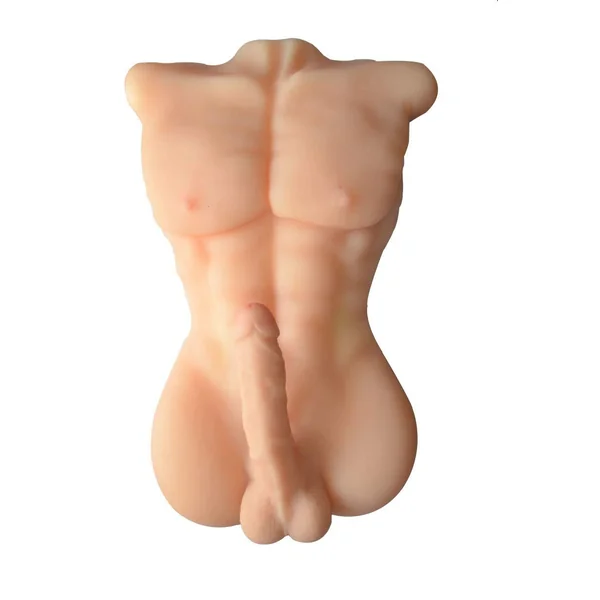 Male Sex Doll Torso With a 7 Inch Dildo