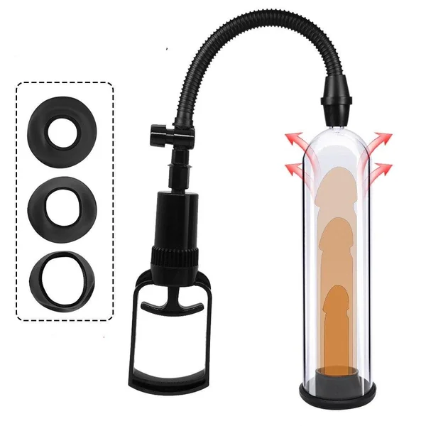 Manual Penis Enlarger Pump Penis Enhancement Extender Sex Toys for Men Male Masturbation Penis Trainer Vacuum Pump Adult Sex Toy