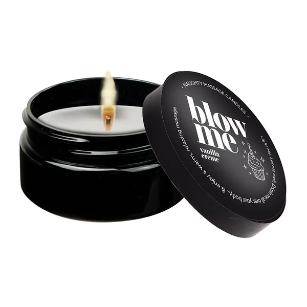 Massage Candle “Blow Me” Vanilla Crème 2 oz