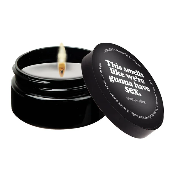 Massage Candle “This Smells Like We’re Gunna Have Sex” Vanilla Crème 2 oz
