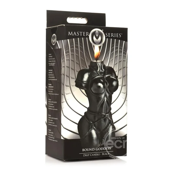 Master Series Bound Goddess Drip Candle - Black