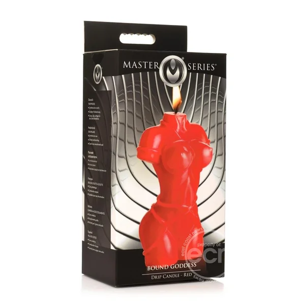 Master Series Bound Goddess Drip Candle - Red