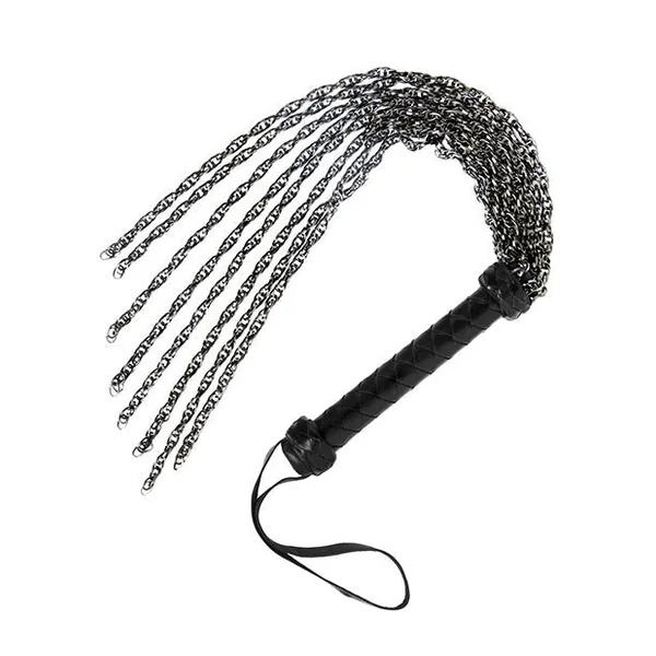 Master Series Gunmetal Chain Flogger