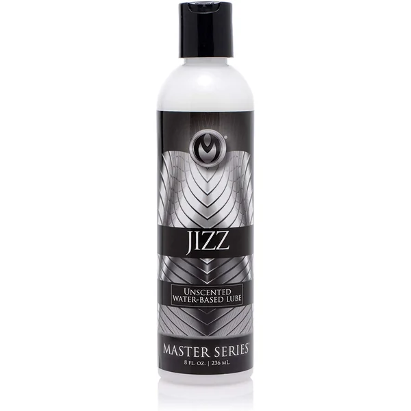 Master Series Jizz Unscented Water-Based Lube, 8 Ounce