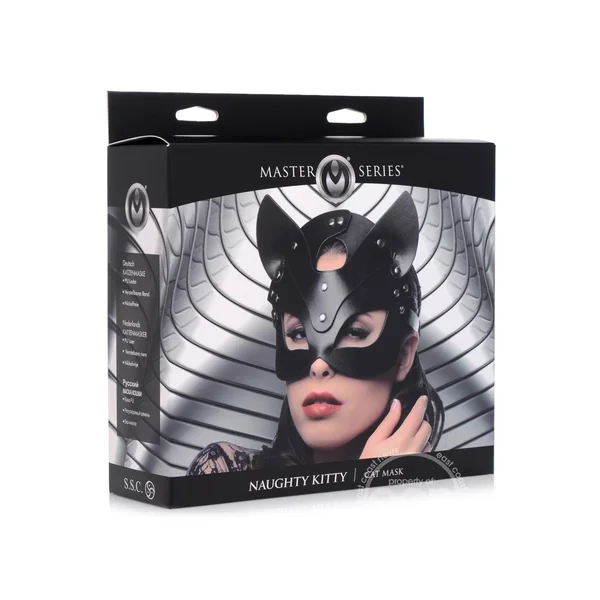 Master Series Naughty Kitty Mask - Black