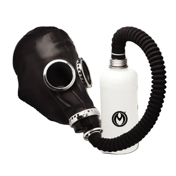 Master Series Rubber Inhaler Gas Mask with Bottle For Sensory Control