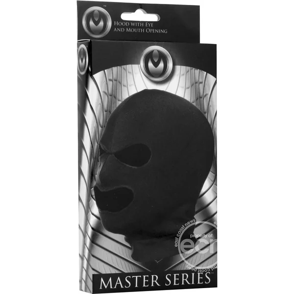 Master Series Spandex Hood with Eye and Mouth Holes - Black