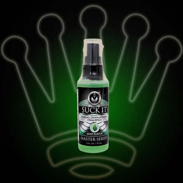 MASTER SERIES “SUCK IT” DESENSITIZING THROAT SPRAY 2OZ
