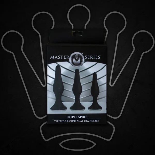 MASTER SERIES – TRIPLE TAPERED SILICONE ANAL TRAINER