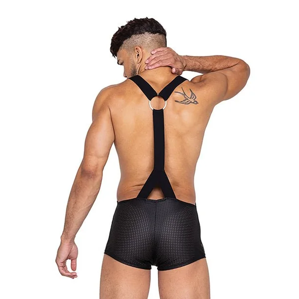 Master Singlet w/Hook & Ring Closure & Contoured Zipper Pouch Black SM