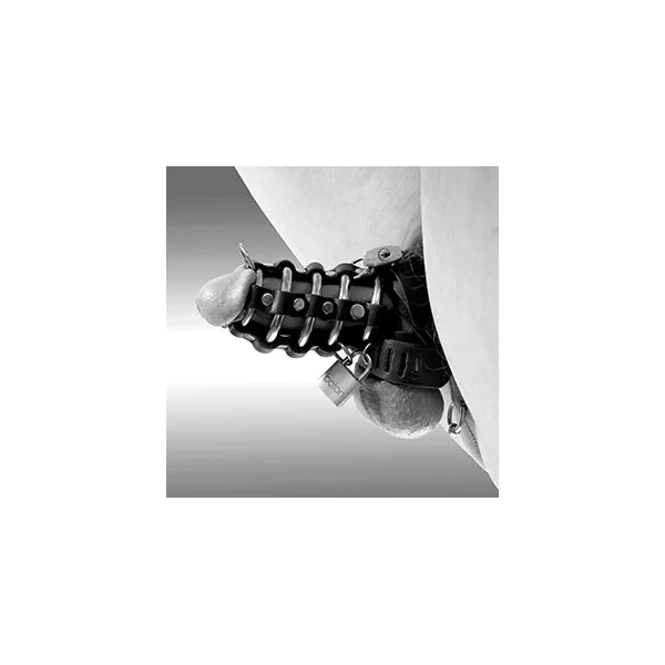 Maximum Submission Gates of Hell Locking Leather and Steel Cage