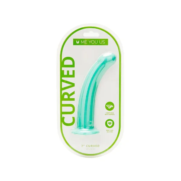 Me You Us 7 in. Curved Silicone Dildo