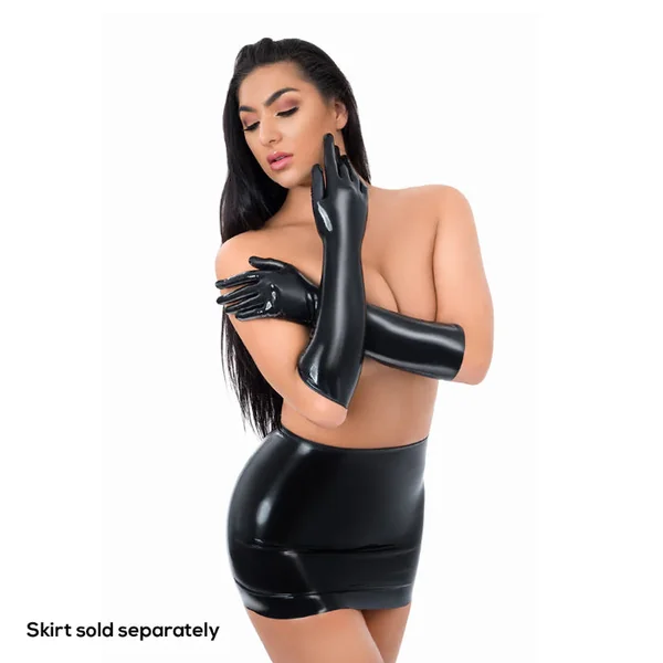 Me You Us Latex Fetish Wear Full Length Gloves