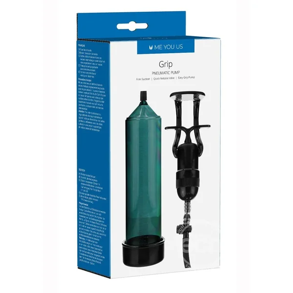 ME YOU US Linx Grip Pump Penis Pump - Green/Black