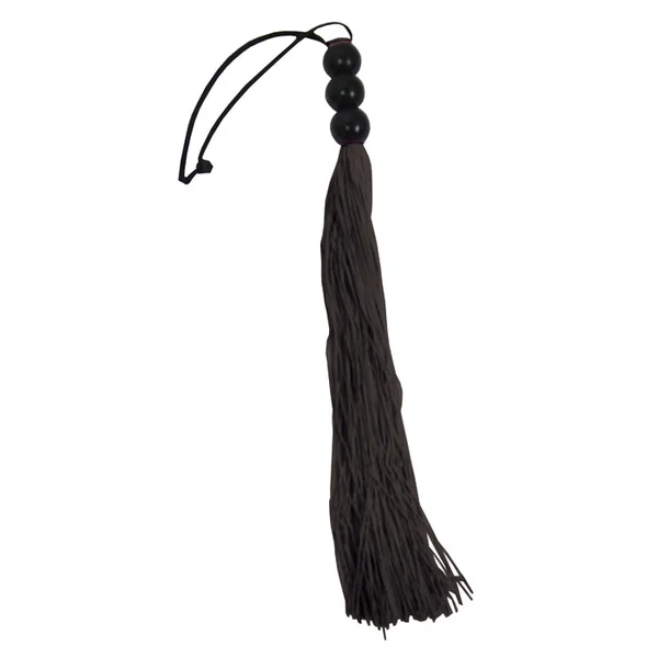 Medium 14″ Rubber Whip Black